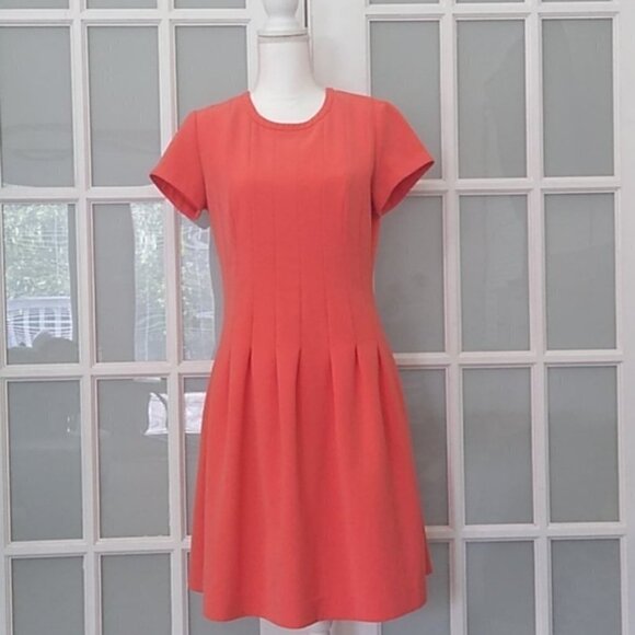 H&M Tangerine/Coral Drop Waist Dress - Picture 3 of 16